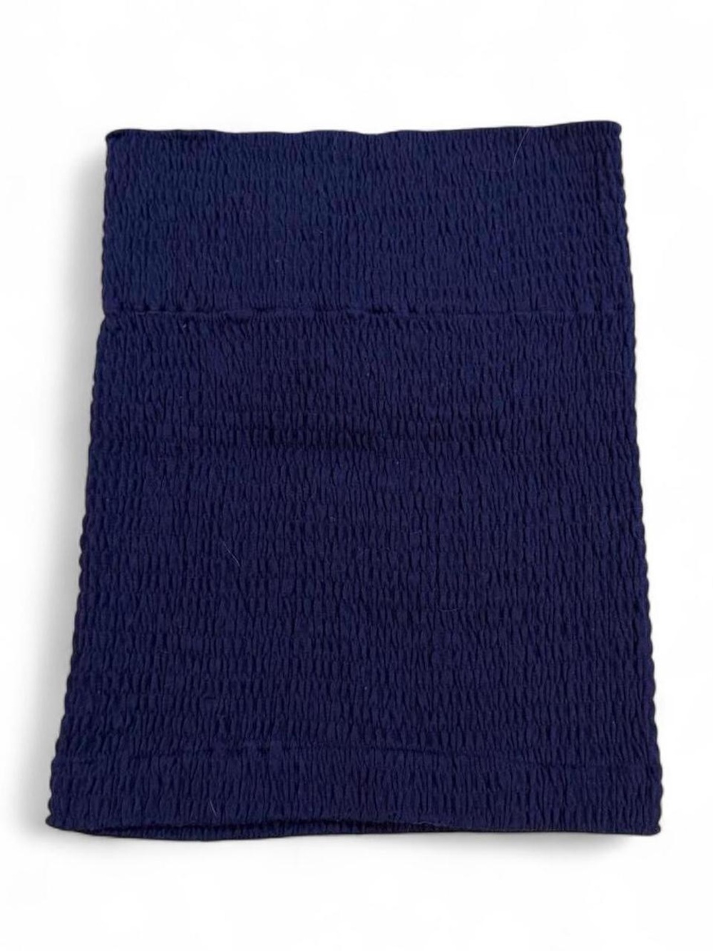 Vintage Navy Blue Smocked Tube Top